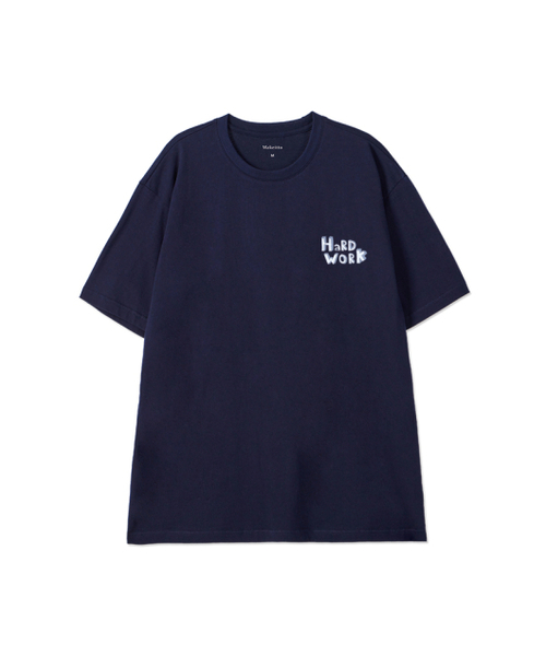 MAKEITTO（メイキット）の「[HARD WORK] CREW NECK TEE_NAVY（Tシャツ/カットソー・メンズ・その他・MEDIUM/LARGE/X-LARGE/XX-LARGE）」の3枚目の写真
