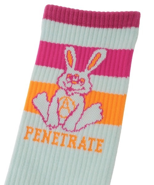 Candy Stripper（キャンディストリッパー）の「PENETRATE BUNNY RIB ソックス（ソックス/靴下・レディース・オフホワイト・FREE）」の3枚目の写真