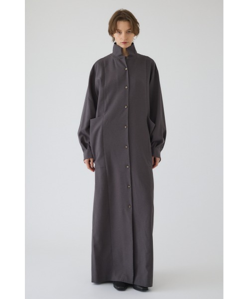 RIM.ARK(リムアーク)の「Drape pocket dress ドレープ ポケットドレス(ドレス・レディース・ブラック/ダークブルー/グレー・38/36)」の2枚目の写真