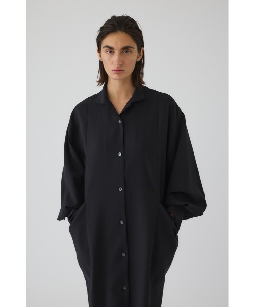 RIM.ARK(リムアーク)の「Drape pocket dress ドレープ ポケットドレス(ドレス・レディース・ブラック/ダークブルー/グレー・38/36)」の5枚目の写真