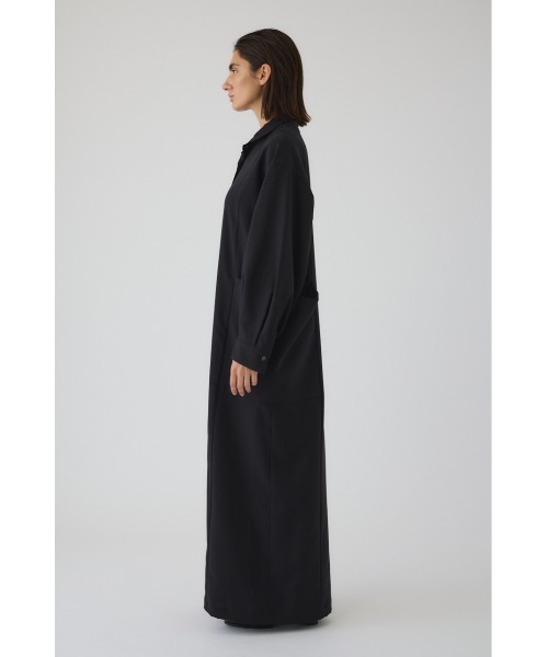 RIM.ARK(リムアーク)の「Drape pocket dress ドレープ ポケットドレス(ドレス・レディース・ブラック/ダークブルー/グレー・38/36)」の6枚目の写真