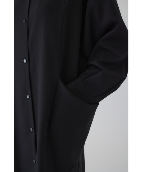 RIM.ARK(リムアーク)の「Drape pocket dress ドレープ ポケットドレス(ドレス・レディース・ブラック/ダークブルー/グレー・38/36)」の11枚目の写真