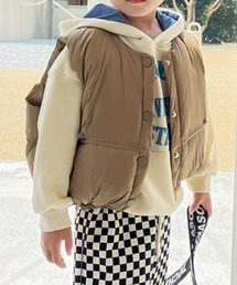 Tickle（ティックル）の「ふんわり中綿べスト（ダウンベスト）」