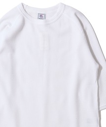 【JEMORGAN / ジェイモーガン】ワッフル クルーネック 7分袖 ラグランTシャツ / サーマル カットソー