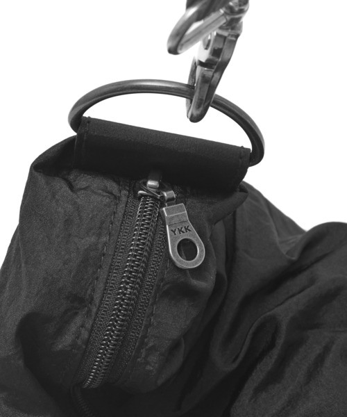 X-girl（エックスガール）の「FACE LABEL SHOULDER BAG（ショルダーバッグ・レディース・グレー/ブラック・ONE SIZE）」の15枚目の写真