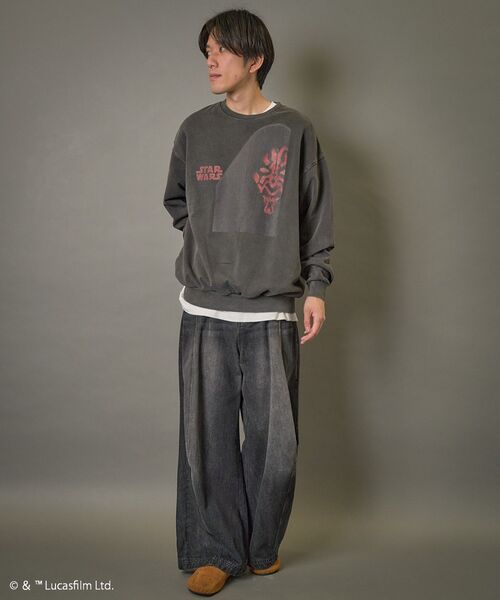 CRAFT STANDARD BOUTIQUE（クラフトスタンダードブティック）の「【STAR WARS/スター・ウォーズ】ダース・モール スウェット（スウェット・メンズ・ブラック・M/L/XL）」の5枚目の写真