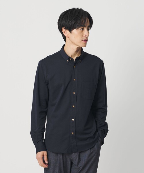 BEAUTY&YOUTH UNITED ARROWS（ビューティーアンドユースユナイテッドアローズ）の「クイック ストレッチ シャンブレー ボタンダウン シャツ SLIM型 吸水速乾（シャツ/ブラウス・メンズ・ロイヤルブルー/ネイビー/コバルトブルー/ホワイト・M/XL/S/L/XS）」の11枚目の写真