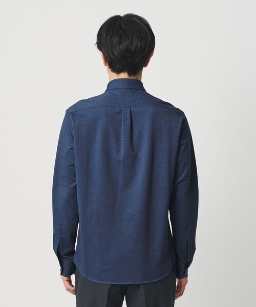 BEAUTY&YOUTH UNITED ARROWS（ビューティーアンドユースユナイテッドアローズ）の「クイック ストレッチ シャンブレー ボタンダウン シャツ SLIM型 吸水速乾（シャツ/ブラウス・メンズ・ロイヤルブルー/ネイビー/コバルトブルー/ホワイト・M/XL/S/L/XS）」の15枚目の写真