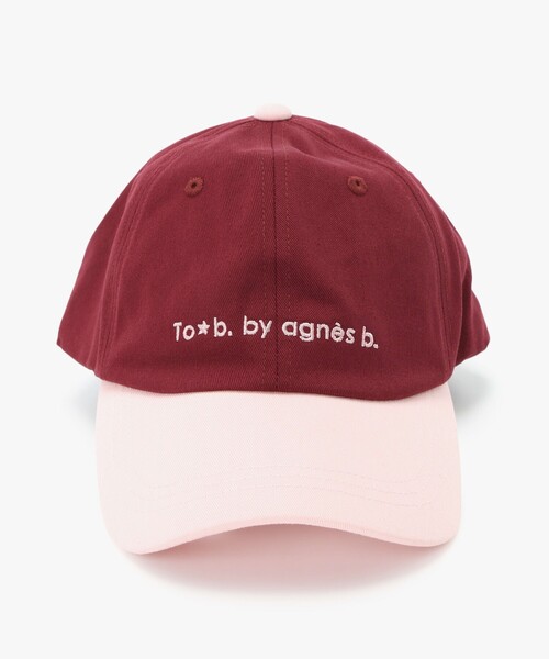 To b. by agnes b.(トゥービーバイアニエスベー)の「コットン バイカラー キャップ(キャップ・レディース・レッド系その他・FREE)」の3枚目の写真