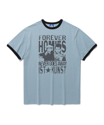 ISTKUNST | HOMIES BASIC RINGER TEE_BLUE(IK2FMMT520A)(Tシャツ/カットソー)
