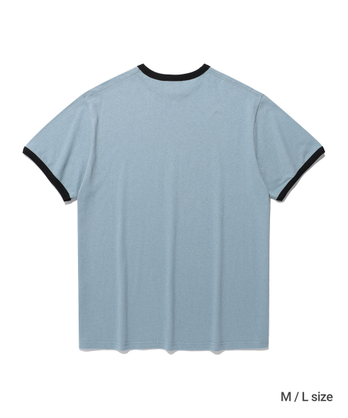 ISTKUNST(イストクンスト)の「HOMIES BASIC RINGER TEE_BLUE(IK2FMMT520A)(Tシャツ/カットソー・レディース・その他・S/L)」の5枚目の写真