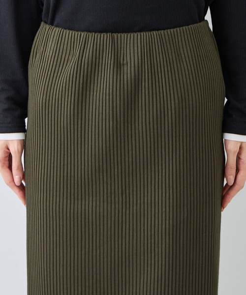 トタンテレコ Iラインリブニットスカート（スカート）｜ROPE' PICNIC