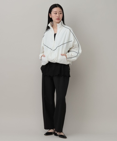 A part by（アパートバイ）の「ハイショクスタンドブルゾン（ブルゾン・レディース・ライトイエロー/アイボリー・FREE）」の3枚目の写真