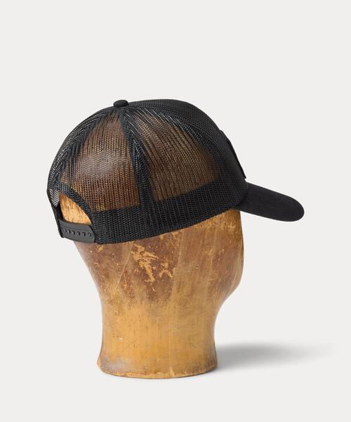 RRL(ダブル アール エル)の「デニムビル メッシュ トラッカー キャップ(キャップ・メンズ・ブラック系1・ONE)」の2枚目の写真
