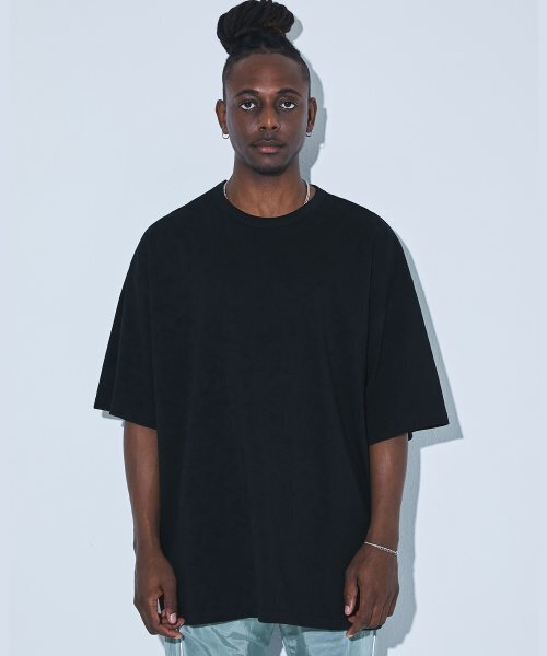 ATTENTIONROW(アテンションロー)の「サハラオーバーフィット半袖Tシャツ(ブラック)(Tシャツ/カットソー・メンズ・その他・2)」の1枚目の写真
