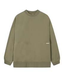 SIEG（ジーク）の「[STEIN GARTEN] コットンバックレタリングスウェットシャツカーキ (PHIBH8906)（Tシャツ/カットソー）」