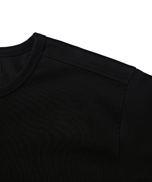 CARGOBROS(カーゴブロス)の「ヘンリーネッククールエアロ半袖Tシャツ(ブラック)(Tシャツ/カットソー・メンズ・その他・FREE)」の4枚目の写真