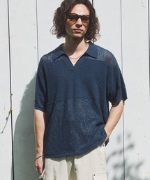 Skipper summer knit/スキッパーサマーニット