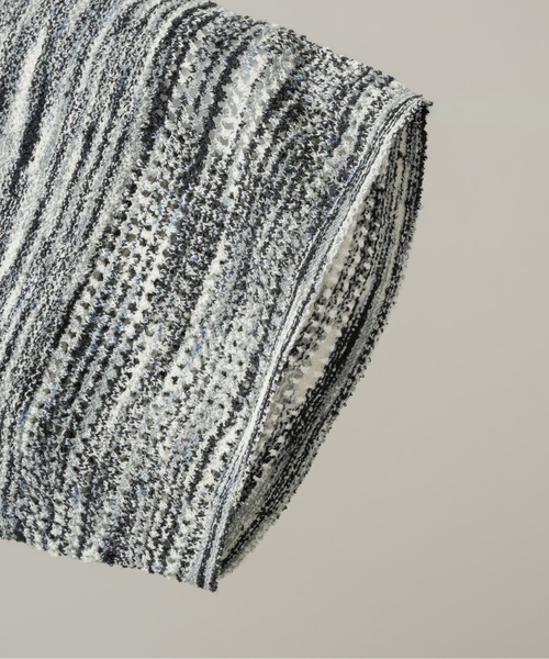 CASPER JOHN(キャスパージョン)の「Skipper summer knit/スキッパーサマーニット(ポロシャツ・メンズ・ブラック/ネイビー/ミント/ブラウン/ホワイト×ブラック・X-SMALL/LARGE/MEDIUM/SMALL)」の9枚目の写真
