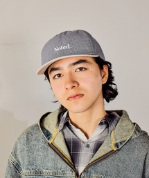 niko and... | チェック切替刺繍キャップ(キャップ)