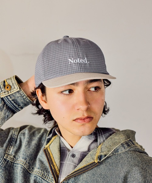 niko and...(ニコアンド)の「チェック切替刺繍キャップ(キャップ・メンズ・ブラック/ベージュ/ブルー・FREE)」の18枚目の写真