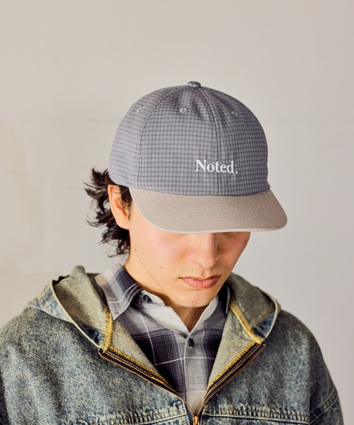 niko and...(ニコアンド)の「チェック切替刺繍キャップ(キャップ・メンズ・ブラック/ベージュ/ブルー・FREE)」の19枚目の写真