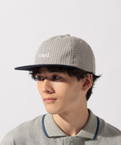niko and...(ニコアンド)の「チェック切替刺繍キャップ(キャップ・メンズ・ブラック/ベージュ/ブルー・FREE)」の13枚目の写真