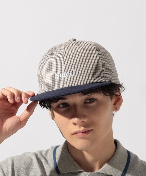 niko and...(ニコアンド)の「チェック切替刺繍キャップ(キャップ・メンズ・ブラック/ベージュ/ブルー/オレンジ/グリーン/ネイビー・FREE)」の22枚目の写真