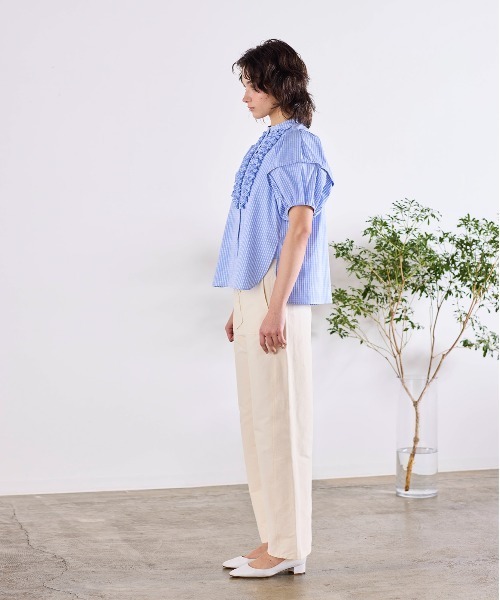 Marilyn Moon(マリリンムーン)の「waist cord cocoon pants(その他パンツ・レディース・アイボリー系/ネイビー/キャメル・FREE)」の12枚目の写真