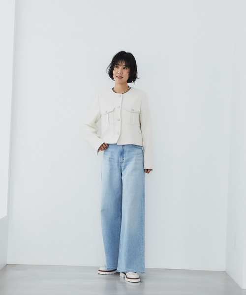 YANUK（ヤヌーク）の「ワイドフレア（デニムパンツ）」 - WEAR