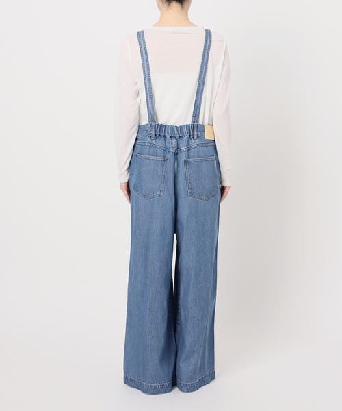 B.C STOCK（ベーセーストック）の「《追加3》【WEB限定】DU JOUR/デュ ジュール V NECK JEAN SALOPETTE（サロペット/オーバーオール・レディース・スカイブルー・FREE）」の11枚目の写真