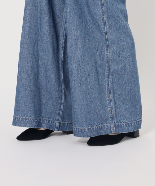 B.C STOCK（ベーセーストック）の「《追加3》【WEB限定】DU JOUR/デュ ジュール V NECK JEAN SALOPETTE（サロペット/オーバーオール・レディース・スカイブルー・FREE）」の17枚目の写真