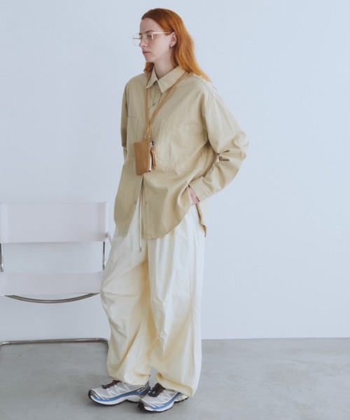 Auntie Rosa Holiday（アンティローザホリデー）の「ボリュームワイドレッグパンツ（その他パンツ・レディース・ベージュ/アイボリー/ブラック・SMALL/MEDIUM）」の19枚目の写真