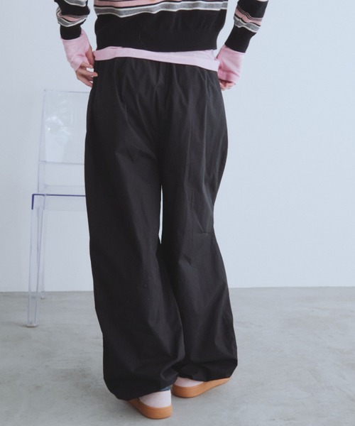 Auntie Rosa Holiday（アンティローザホリデー）の「ボリュームワイドレッグパンツ（その他パンツ・レディース・ベージュ/アイボリー/ブラック・SMALL/MEDIUM）」の8枚目の写真