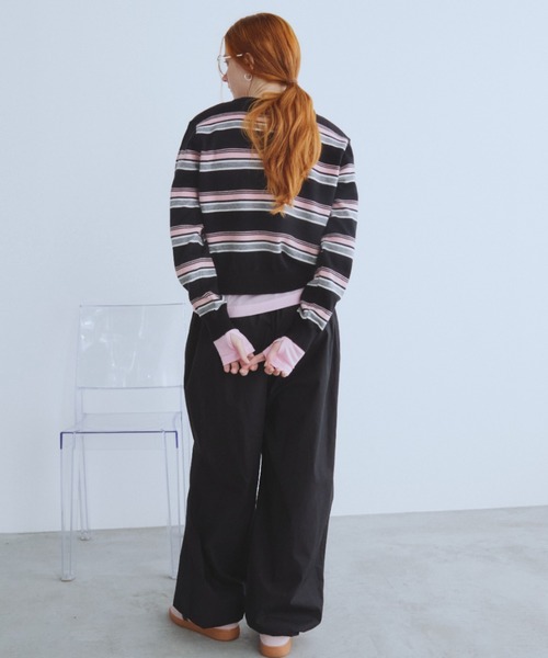 Auntie Rosa Holiday（アンティローザホリデー）の「ボリュームワイドレッグパンツ（その他パンツ・レディース・ベージュ/アイボリー/ブラック・SMALL/MEDIUM）」の12枚目の写真