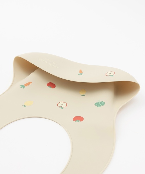 petit main（プティマイン）の「お食事シリコンBIB（マグ/哺乳瓶/お食事グッズ・キッズ・アイボリー/ライトブルー/ベージュ/グリーン・F）」の7枚目の写真