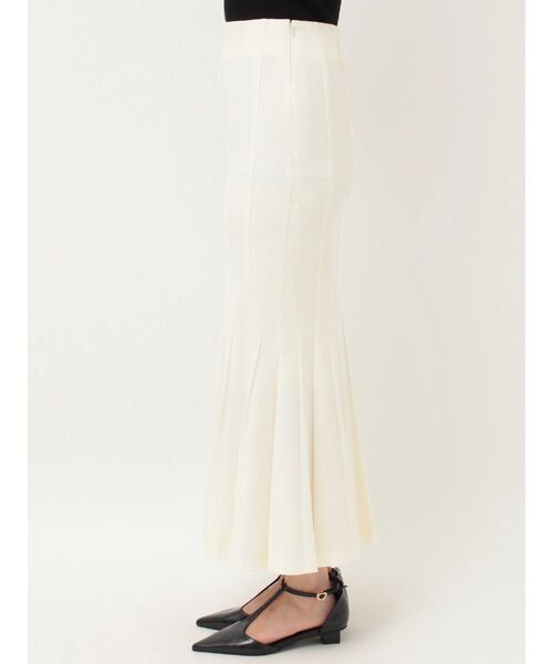 LAGUNAMOON（ラグナムーン）の「タックプリーツマーメイドスカート（スカート・レディース・ホワイト/ブラック・MEDIUM/SMALL）」の9枚目の写真