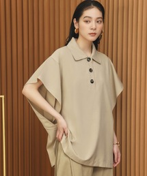 MICA&amp;DEAL ポンチョ風オーバーシルエットシャツ ポンチョ シャツ/ブラウス」に該当するファッション通販 - ZOZOTOWN