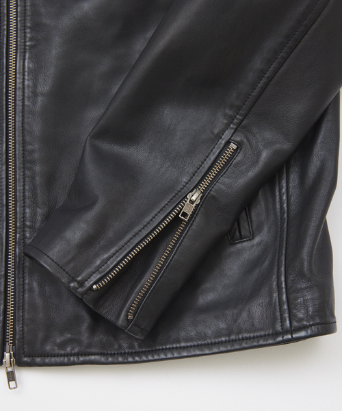 JOURNAL STANDARD(ジャーナルスタンダード)の「ウォッシュ シープ レザー シングル ライダース(ライダースジャケット・メンズ・ブラック・MEDIUM/LARGE)」の20枚目の写真