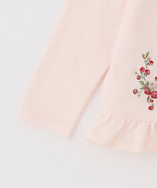 sense of wonder(センスオブワンダー)の「野イチゴ刺しゅうカーディガン(カーディガン/ボレロ・キッズ・ピンク/ホワイト系・80cm/120cm/110cm/90cm/100cm)」の6枚目の写真