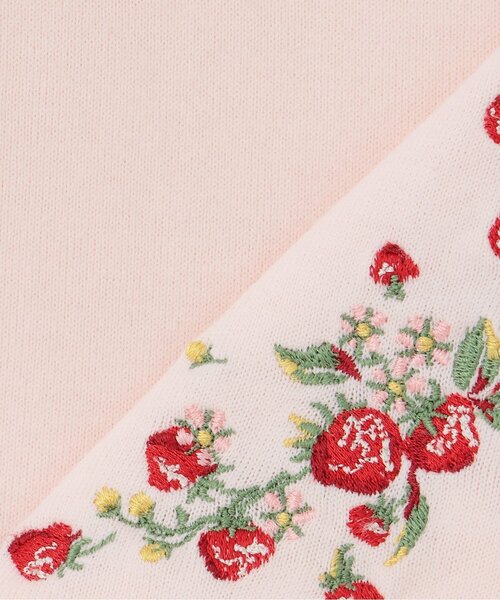 sense of wonder(センスオブワンダー)の「野イチゴ刺しゅうカーディガン(カーディガン/ボレロ・キッズ・ピンク/ホワイト系・80cm/120cm/110cm/90cm/100cm)」の5枚目の写真