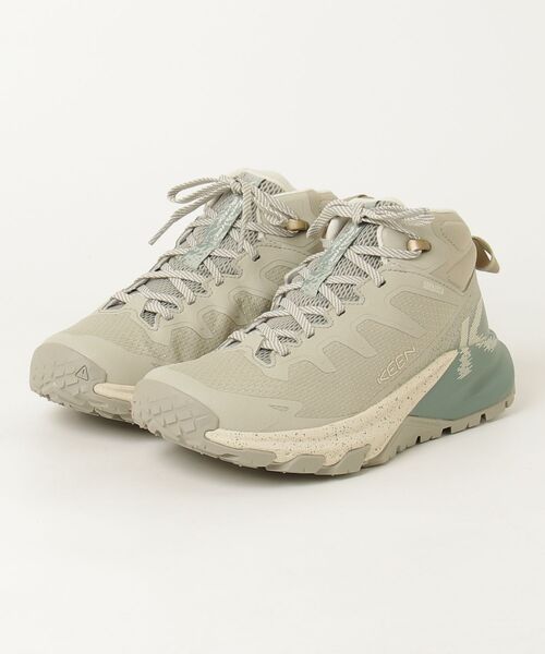 KEEN（キーン）の「TARGHEE APEX MID WP / ターギー エイペックス ミッド ウォータープルーフ / レディース ブーツ（ブーツ・レディース・ベージュ系その他・23cm/23.5cm/24cm/24.5cm/25cm/25.5cm/22.5cm）」の9枚目の写真
