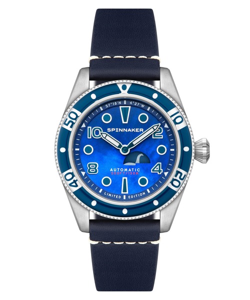 SPINNAKER(スピニカー)の「SPINNAKER/スピニカー Fleuss Automatic 腕時計 SPN-SP516801 メンズ(アナログ腕時計・メンズ・ブルー・FREE)」の2枚目の写真
