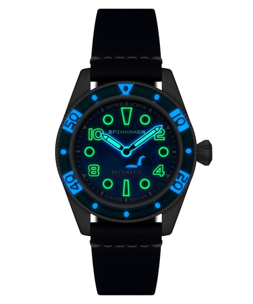 SPINNAKER(スピニカー)の「SPINNAKER/スピニカー Fleuss Automatic 腕時計 SPN-SP516801 メンズ(アナログ腕時計・メンズ・ブルー・FREE)」の3枚目の写真