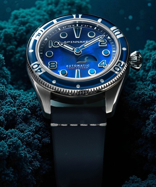 SPINNAKER(スピニカー)の「SPINNAKER/スピニカー Fleuss Automatic 腕時計 SPN-SP516801 メンズ(アナログ腕時計・メンズ・ブルー・FREE)」の4枚目の写真
