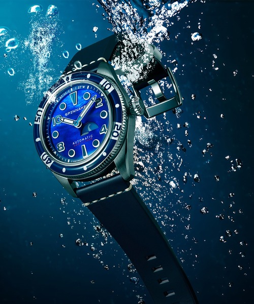 SPINNAKER(スピニカー)の「SPINNAKER/スピニカー Fleuss Automatic 腕時計 SPN-SP516801 メンズ(アナログ腕時計・メンズ・ブルー・FREE)」の6枚目の写真