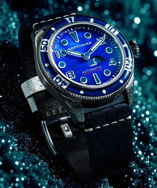 SPINNAKER(スピニカー)の「SPINNAKER/スピニカー Fleuss Automatic 腕時計 SPN-SP516801 メンズ(アナログ腕時計・メンズ・ブルー・FREE)」の7枚目の写真