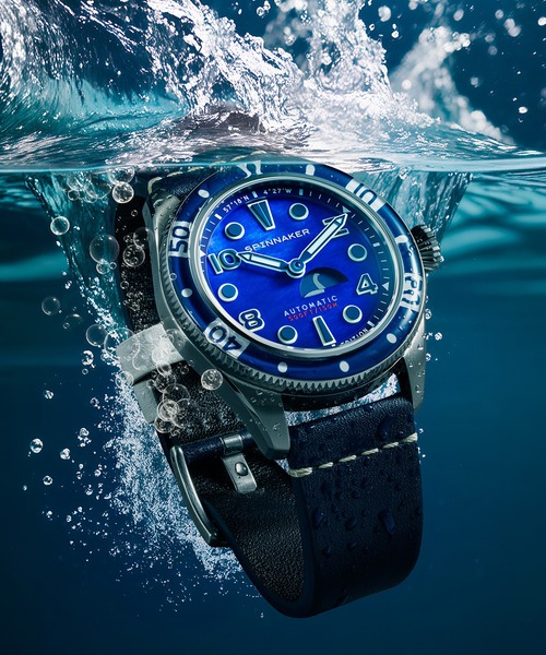 SPINNAKER(スピニカー)の「SPINNAKER/スピニカー Fleuss Automatic 腕時計 SPN-SP516801 メンズ(アナログ腕時計・メンズ・ブルー・FREE)」の8枚目の写真