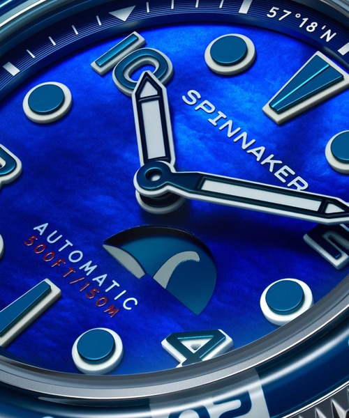 SPINNAKER(スピニカー)の「SPINNAKER/スピニカー Fleuss Automatic 腕時計 SPN-SP516801 メンズ(アナログ腕時計・メンズ・ブルー・FREE)」の9枚目の写真