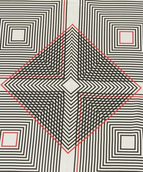 JEANASIS（ジーナシス）の「アソートレトロガラスカーフ/637481（バンダナ/スカーフ・レディース・ホワイト系その他/ネイビー系/ブラック系その他・FREE）」の6枚目の写真